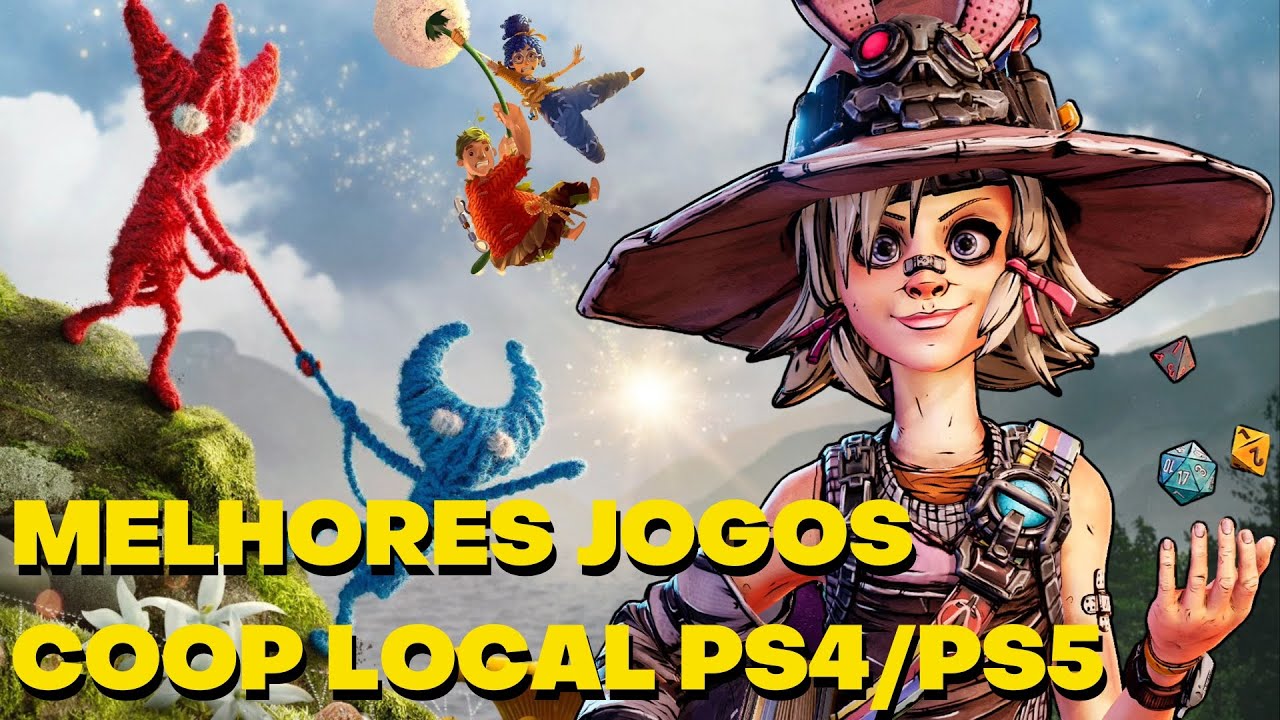 OS 50 MELHORES JOGOS DE PS4 E PS5 PARA 2 PESSOAS OU MAIS JOGADORES